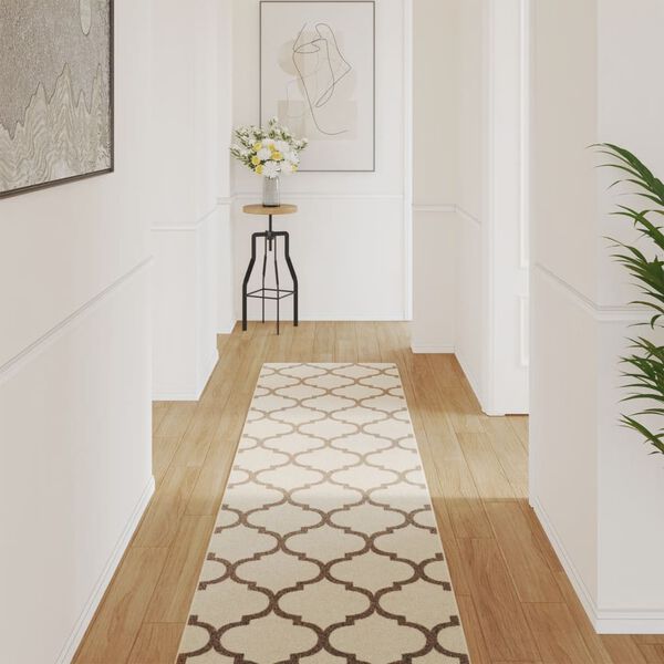 VidaXL Vloerkleed voor binnen buiten laagpolig 80x300 cm meerkleurig