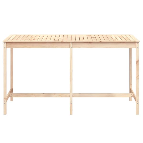 vidaXL Tuintafel 203,5x90x110 cm massief grenenhout