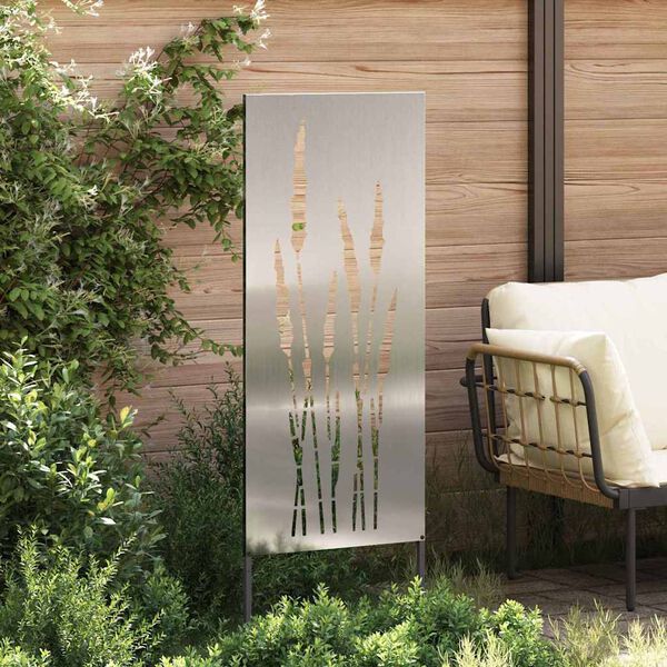 vidaXL Tuin Privacy Screen Zilver 50 x 140 cm Gegalvaniseerd staal