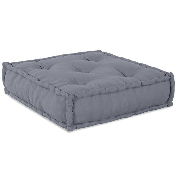 vidaXL Modulair bank 4 pcs Grijs Stof