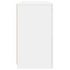 vidaXL Dressoir met LED-verlichting 123x37x67 cm wit
