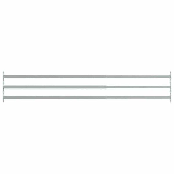 vidaXL Barri&egrave;restangen verstelbaar 3 st 710-1200 mm