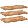 vidaXL Wandschappen 3 st zwevend olieafwerking 60x40x4 cm acaciahout