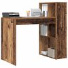 vidaXL Bureau met plank Oud hout 108 x 55 x 103.5 cm Bewerkt hout