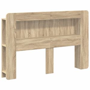 vidaXL Hoofdbordkast met opslag Sonoma Eiken Geconstrueerd hout