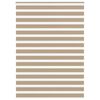 vidaXL Zebra Blind 160x230 cm stofbreedte 155,9 cm polyester zandbruin