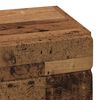 vidaXL Badkamer wandkast TULUM Oudhout 37 x 24,5 x 86 cm Bewerkt hout