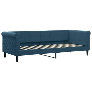 vidaXL Slaapbank 80x200 cm fluweel blauw