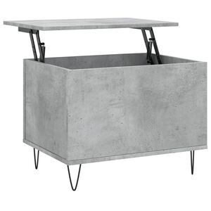 vidaXL Salontafel 60x44,5x45 cm bewerkt hout betongrijs