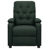 vidaXL Massagestoel stof donkergroen