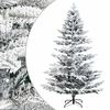 vidaXL Kunstmatige Inklapbare Kerstboom 240 cm PE & PVC Groen en wit