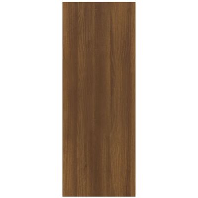 vidaXL Wandtafel 78x30x80 cm bewerkt hout bruineikenkleurig