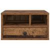 vidaXL Printerstand met lade Oud Hout 40 x 32 x 24 cm Bewerkt hout