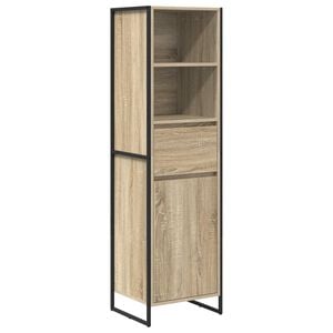 vidaXL Boekenkast Sonoma Eiken 43 x 36 x 150.5 cm Bewerkt hout