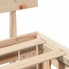vidaXL Bedframe met hoofdeinde Naturel 160 x 200 cm Massief grenenhout