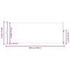 vidaXL Tuinscherm uittrekbaar 180x500 cm rood