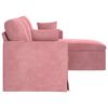 vidaXL Bank Roze Totale afmetingen: 198 x 134 x 80 cm (B x D x H)