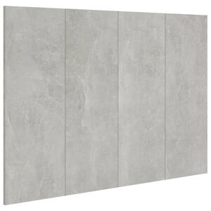 vidaXL Hoofdbord 120x1,5x80 cm bewerkt hout betongrijs