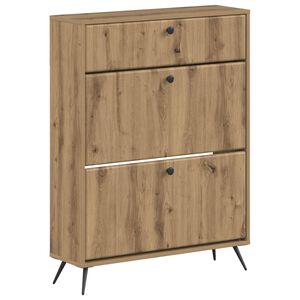 vidaXL Schoenenkast BREDA 78 x 24 x 103 cm Bewerkt hout