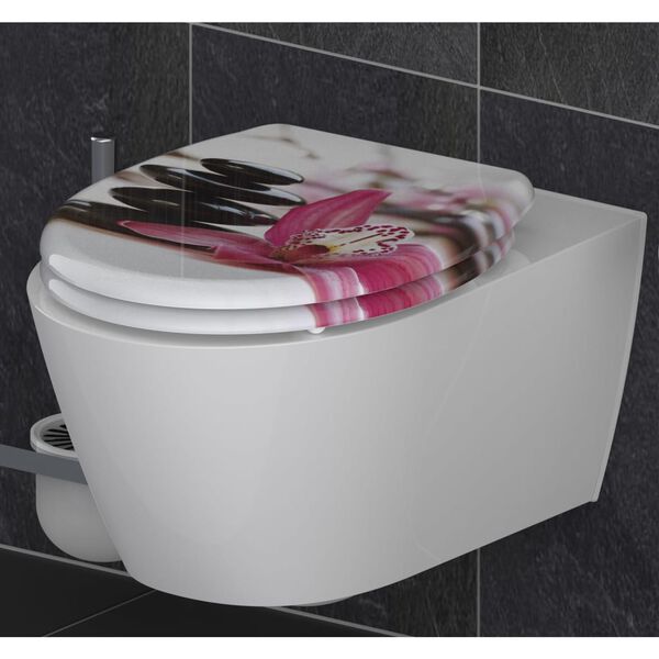 SCH&Uuml;TTE Toiletbril met soft-close quick-release WELLYNESS