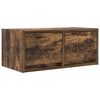 vidaXL Tv-meubelen 2 st 60x31x25,5 cm bewerkt hout gerookt eikenkleur