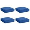 vidaXL Kussen 4 pcs Koninklijk Blauw 40 x 40 x 8 cm Oxford Stof