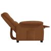 vidaXL Leunstoel microvezelstof bruin