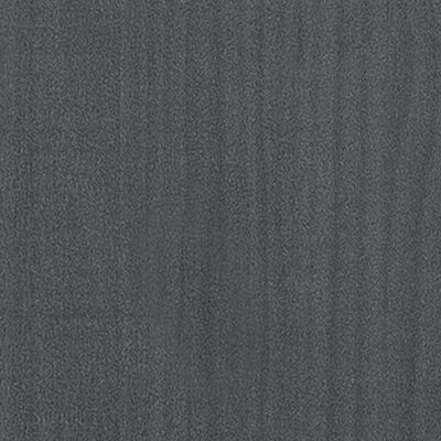 vidaXL Dressoir 70x33x76 cm massief grenenhout grijs