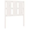 vidaXL Hoofdbord 80,5x4x100 cm massief grenenhout wit