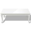vidaXL Salontafel 115x65x42 cm hoogglans wit