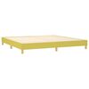 vidaXL Boxspring met matras stof groen 200x200 cm