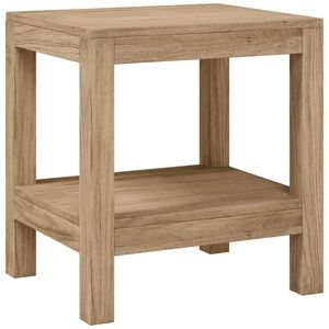 vidaXL Badkamertafel 45x35x45 cm massief teakhout