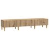 vidaXL TV-kast Artisanaal eiken 147 x 34,5 x 30 cm Bewerkt hout