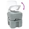 vidaXL Camping Toilet Grijs 41,5 x 36,5 x 42 cm