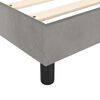 vidaXL Boxspring bed 90x190 cm fluweel lichtgrijs