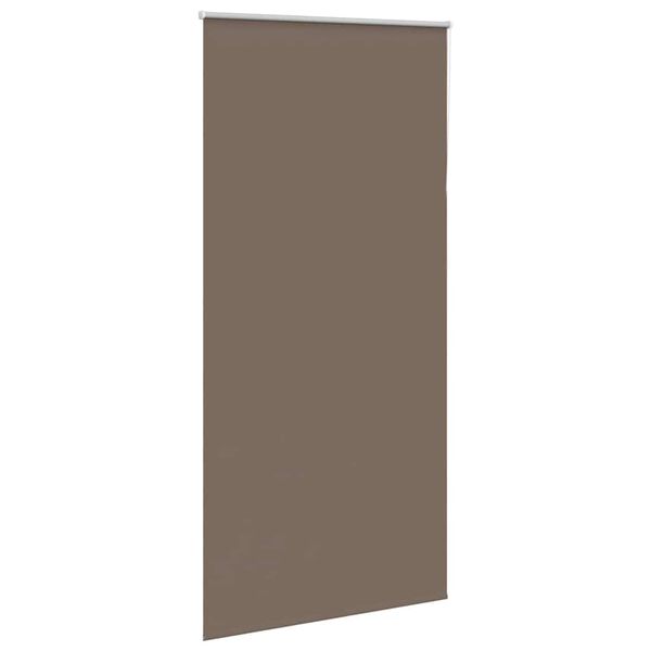 vidaXL Rolgordijn verduisterend koffie 110x230 cm stofbreedte 105,7 cm