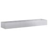 vidaXL Plantenbak 360x80x40 cm gegalvaniseerd staal