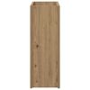 vidaXL Paraplu Standaard Artisan Eiken 40 x 20 x 55,5 cm Bewerkt hout
