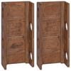 vidaXL Rek Bruin 24 x 13 x 54 cm Massief Mahoniehout