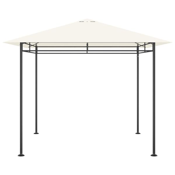 vidaXL Prieel 180 g/m² 3x3x2,7 m crèmekleurig