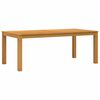 vidaXL Eettafel 200 x 100 x 75 cm Massief Eikenhout Naturel