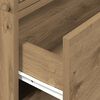 vidaXL Kasten met 2 lades 2st 60x31x40cm bewerkt hout artisanaal eiken