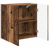 vidaXL TV-wandkast Oud Hout 59,5 x 31 x 60 cm Bewerkt hout