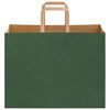 vidaXL Papieren zakken 50 st met hengsels 32x17x25 cm groen