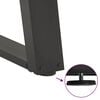 vidaXL Salontafelpoten 2 st U-vormig 70x(30-31) cm staal antraciet