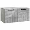 vidaXL Wandbeugel TV-kast Betongrijs 59,5 x 31 x 30 cm Bewerkt hout