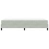 vidaXL Boxspringbed met matras Lichtgrijs 80 x 210 cm Stof