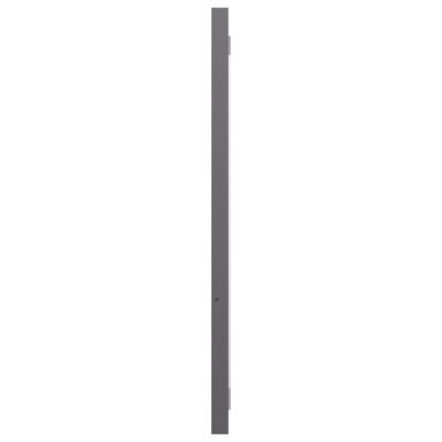 vidaXL Badkamerspiegel 80x1,5x37 cm spaanplaat hoogglans grijs