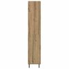 vidaXL Hoge kast 2 pcs Artisan Eiken Bewerkt hout