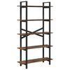 vidaXL Boekenkast 5-laags 100 x 33,5 x 178 cm Bewerkt hout